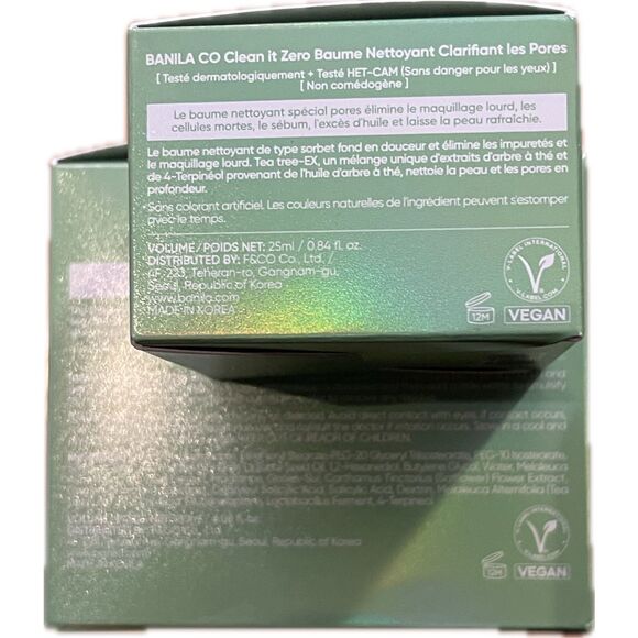 Clean It Zero Banila Co Tee Tree-Ex Pore Clarifying Cleansing Balm Full 6 fl oz - Picture 3 of 3